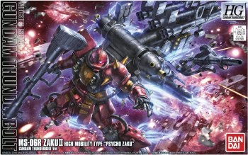 Gundam Thunderbolt Psycho Zaku Thunderbolt Color HG 1/144 Model Kit
