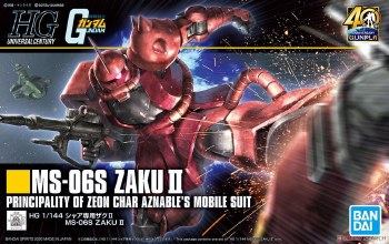 Gundam MS-06S Char's Zaku II HGUC 1/144 Model Kit