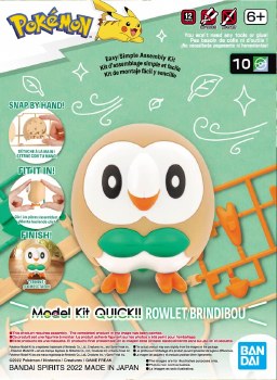 Pokemon Rowlet 10 Quick!! Model Kit