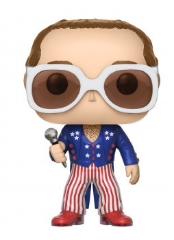 Pop Rocks Elton John Red White and Blue Vinyl Figure