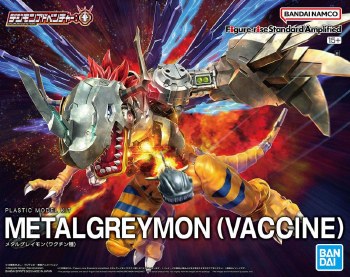 Digimon Metalgreymon Vaccine Figure-rise Standard Amplified Model Kit