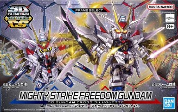 SD Gundam Mighty Strike Freedom Gundam Cross Silhouette Model Kit