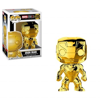 Pop Marvel Iron Man Chrome Vinyl Figure