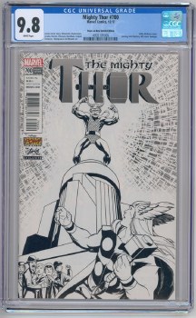 Mighty Thor (2016) #700 Stan Lee Box Sketch Variant