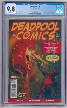 Additional picture of Deadpool (2013) #36 Deadpool 75th Anniversary 1:25 Variant Cover