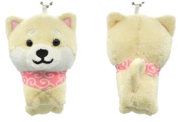 Shiba Dog Basic Mameko Plush Keychain