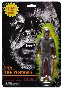 Universal Monsters Wolfman Retro Glow in the Dark 7" Figure