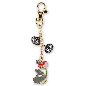 My Neighbor Totoro Flower Metal Charm Key Chain