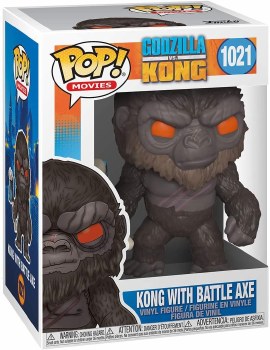 Pop Movies Godzilla vs Kong Kong with Battle Axe Vinyl Figure Pop Movies Godzilla vs Kong Kong with Battle Axe Vinyl Figure