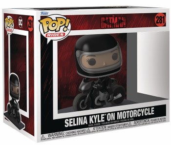 Pop Rides The Batman Selina Kyle on Motorcycle Vinyl Figure