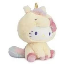 Hello Kitty  6" Pastel Unicorn Plush