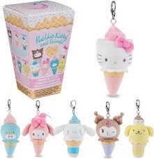 Hello Kitty and Friends Blind Box Ice Cream Cone 3" Plush