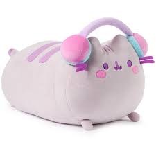 Pusheen Gamer Girl Log Squisheen 11"Plush