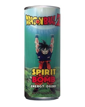 Dragon Ball Z Spirit Bomb 12 fl oz Energy Drink