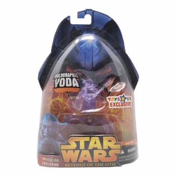 Star Wars Yoda Revenge of the Sith Holographic Toys R Us Exclusive Figure