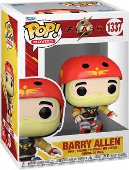 Pop Movies Flash Barry Allen Prototype Suit Vinyl Figure