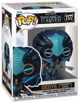 Pop Marvel Black Panther Wakanda Forever Okoye Midnight Angel Vinyl Figure