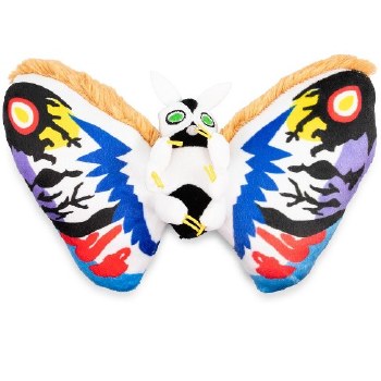 Godzilla Mothra Rainbow 8" Plush Backpack Clip