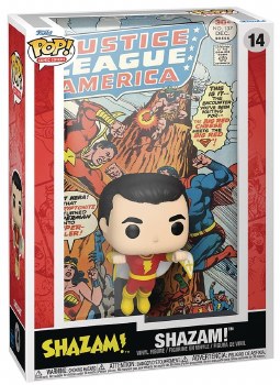 Pop Comic Cover DC Shazam Vinyl Figure