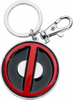 Deadpool Logo Pewter Keyring