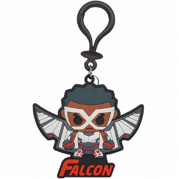 Marvel Falcon Soft Touch PVC Bag Clip