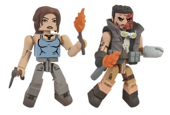 Tomb Raider Minimates Lara Croft Tomb Raider Scavenger Scout Figure 2-Pack