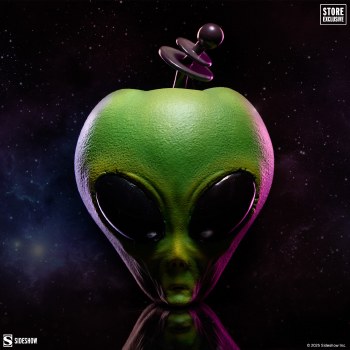 Alien Apple Green Variant Statue