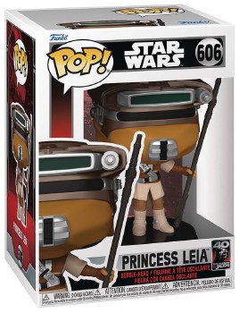 Pop Star Wars Return of the Jedi 40th Anniversary Princess Leia Boushh Vinyl Figure Pop Star Wars Return of the Jedi 40th Anniversary Princess Leia Boushh Vinyl Figure