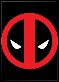 Deadpool Mean Logo Magnet