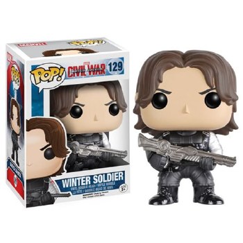 Pop Marvel Captain America Civil War Winter Soldier Vinyl Figure Pop Marvel Captain America Civil War Winter Soldier Vinyl Figure