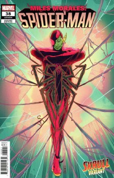 Miles Morales Spider-Man #38 Souza Skrull Variant Cover