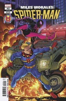 Miles Morales Spider-Man #42 Stelfreeze Miracleman Variant Cover