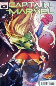 Captain Marvel (2019) #38 Segovia Skrull Variant Cover