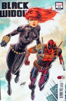 Black Widow (2020) #13 Liefeld Deadpool 30th Anniversary Variant Cover