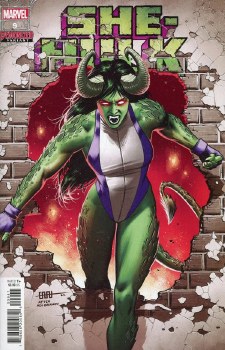 She-Hulk (2022) #9 Cafu Demonized Variant Cover