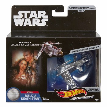 Star Wars Hot Wheels Starships Republic Attack Gunship Commemorative Series 2 of 9