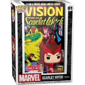 Pop Comic Covers Marvel Scarlet Witch Vinyl Collectible