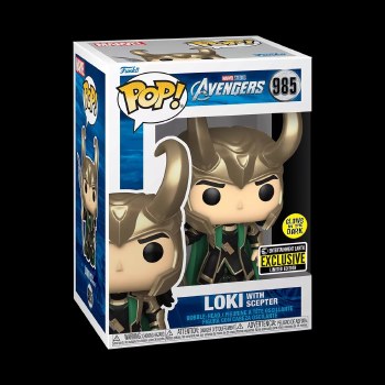 Pop Marvel Avengers Loki with Scepter Vinyl Figure