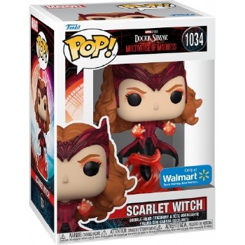 Pop Marvel Doctor Strange Multiverse of Madness Scarlet Witch Walmart Exclusive Vinyl Figure Pop Marvel Doctor Strange Multiverse of Madness Scarlet Witch Walmart Exclusive Vinyl Figure