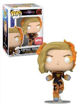 Pop Marvel The Marvels Captian Marvel (Marvel Collector Corps Exclusive)