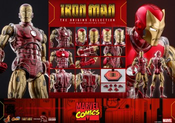 Iron Man Origins Diecast Sixth Scale Hot Toys Figure
