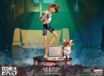 Cowboy Bebop Ed and Ein 1:4 First 4 Figures Statue