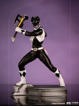 Mighty Morphin Power Rangers Black Ranger 1:10 Iron Studios Statue