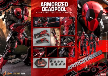 Armorized Deadpool 1:6 Scale Hot Toys Figure