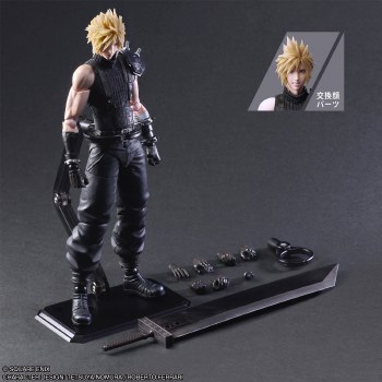 Final Fantasy VII Rebirth Cloud Strife Play Arts Kai Figure