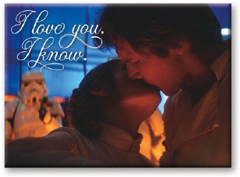 Star Wars I Love You I Know Magnet