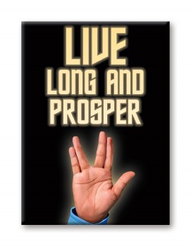Star Trek Live Long and Prosper Magnet