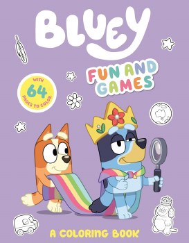 Bluey Fun and Games SC A Coloring Book