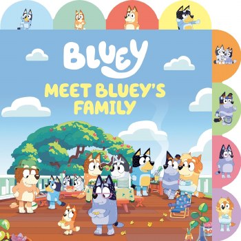 Bluey Meet Bluey's Family Board Book