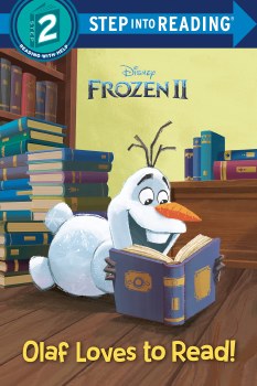 Frozen 2 Olaf Loves to Read! SC Step Into Reading Book Step 2